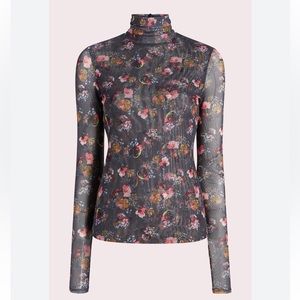 Cinq a Sept Shirred Turtleneck